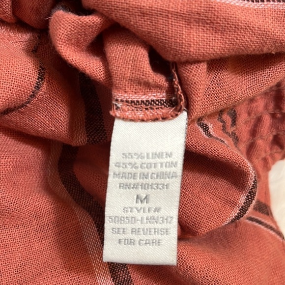 CALI 1850 Striped Open Back Cropped Romper - Picture 11 of 12